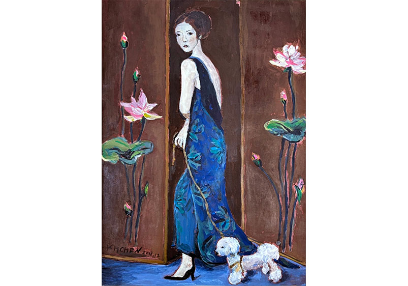 仕女(二), 陳國雄