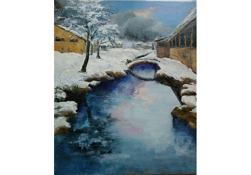 北國雪景, 杜素華